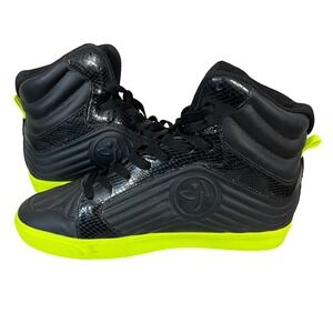 Zumba Street Groove Boss HIGH TOP SHOES TRAINERS HIPHOP DANCE Top Line Size 9